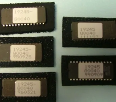 QTY. 5. HEWLETT PACKARD H UPGRADE CHIP MODEL: 1924...
