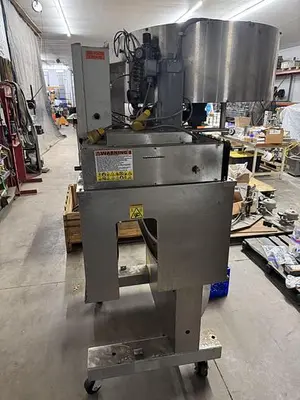 USED KAPS-ALL PACKAGING SYSTEMS, INC. MODEL A-6 PORTABLE 6 SPINDLE INLINE CAPPER