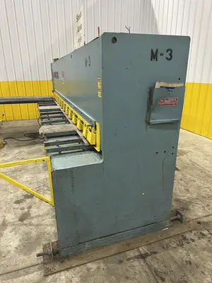 12' X 1/4" NIAGARA MODEL #SP-12-1/4 HYDRAULIC SHEAR: STOCK #22385