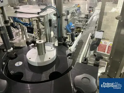 USED Quadrel Quadrel Wrap Around Labeler, Model Rotary