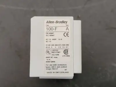 Used ALLEN-BRADLEY 100-F Switchgears British Columbia CA | Lenmark #243244