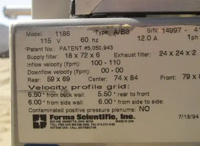 USED 1994 THERMO SCIENTIFIC LINDBERG 186