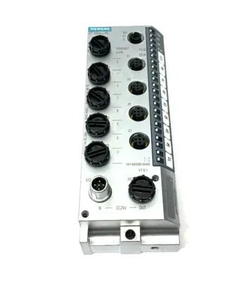 USED SIEMENS SIMATIC DP ET200ECO PN I/O MODULE 8 DIO, DC24V/1,3A