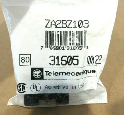LOT OF 3 NEW TELEMECANIQUE ZA2BZ103 CONTACT BLOCKS