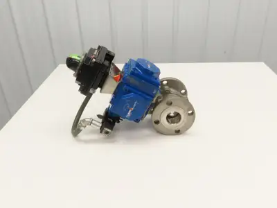 Flowserve 2" Stainless Ball Valve Compact II Pneumatic Actuator C35 SR-2C IMP