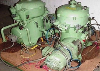 (2) Westfalia OTA 7-00-066 oil purifiers, 316SS.