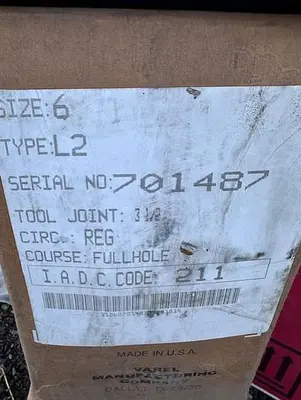 USED VAREL MANUFACTURING L2