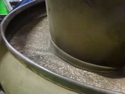USED ROSLER ROTOFINISH DEBURRING LINE + DRYER