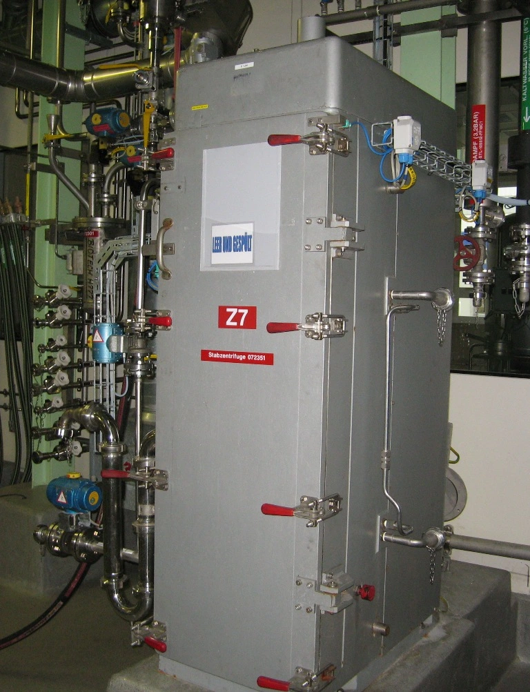 Cepa Z101GD vaper-tight sanitary tubular bowl centrifuge, 316SS.