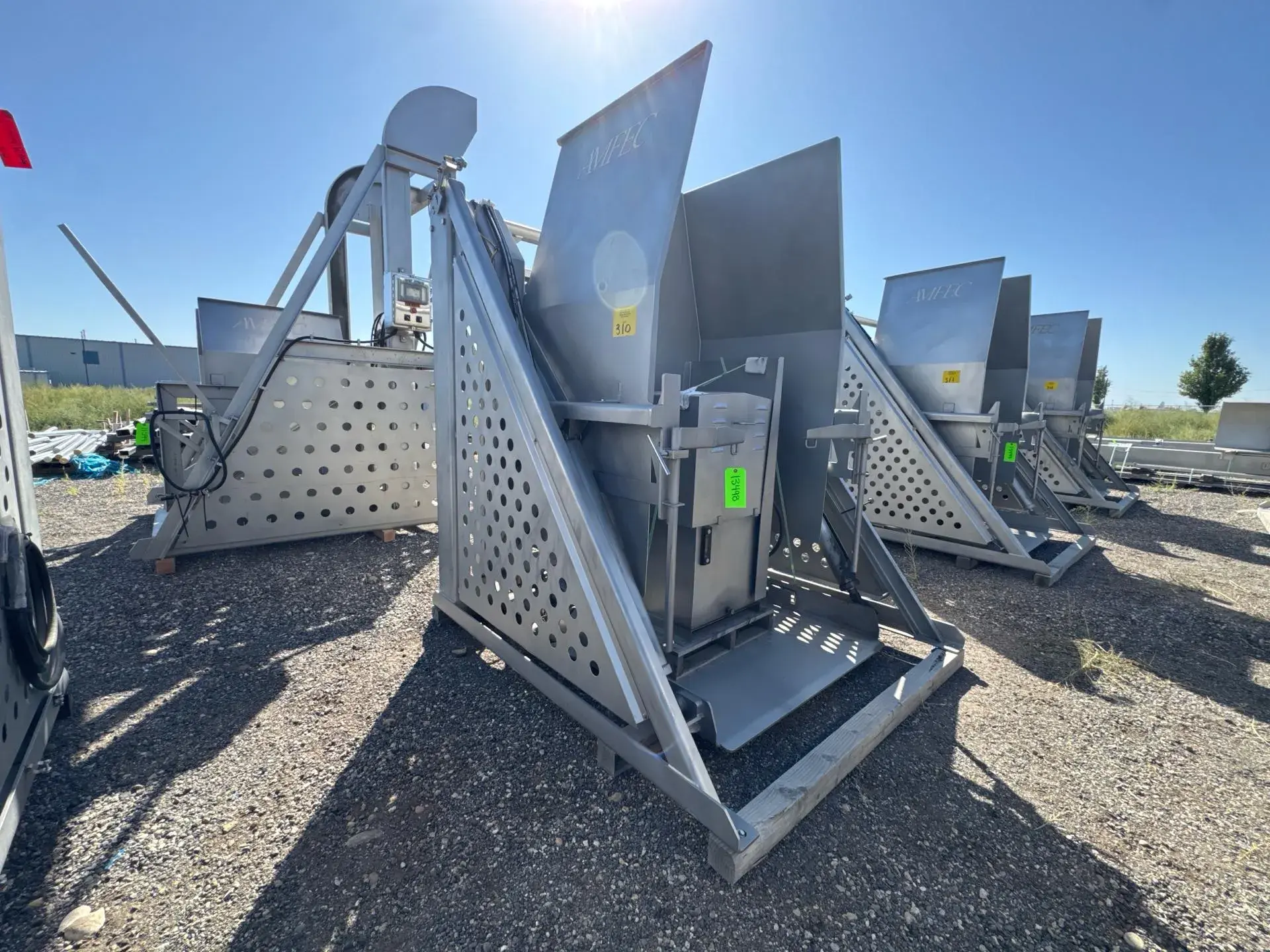 New | in-Stock AMFEC 15C Bin Dumpers Illinois US | M&M Equipment Corp. #1498419