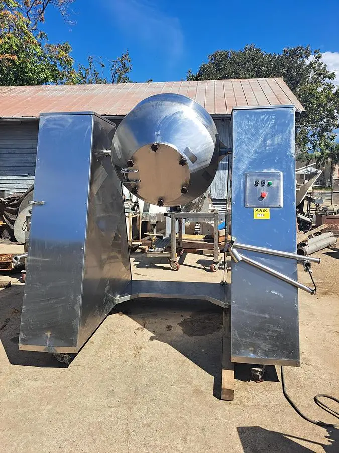 Mixer, Conical, Double Cone, 20 Cu Ft, Stainless Steel, 5 HP, #5991566