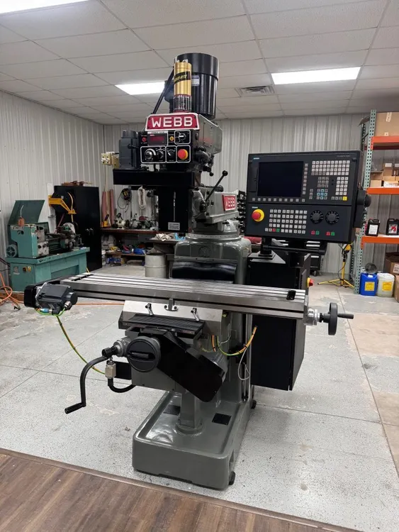 New | in-Stock WEBB WEBB CHAMP 4-EVS-XL-HC Vertical Mills US | Machine Tool Products #380400