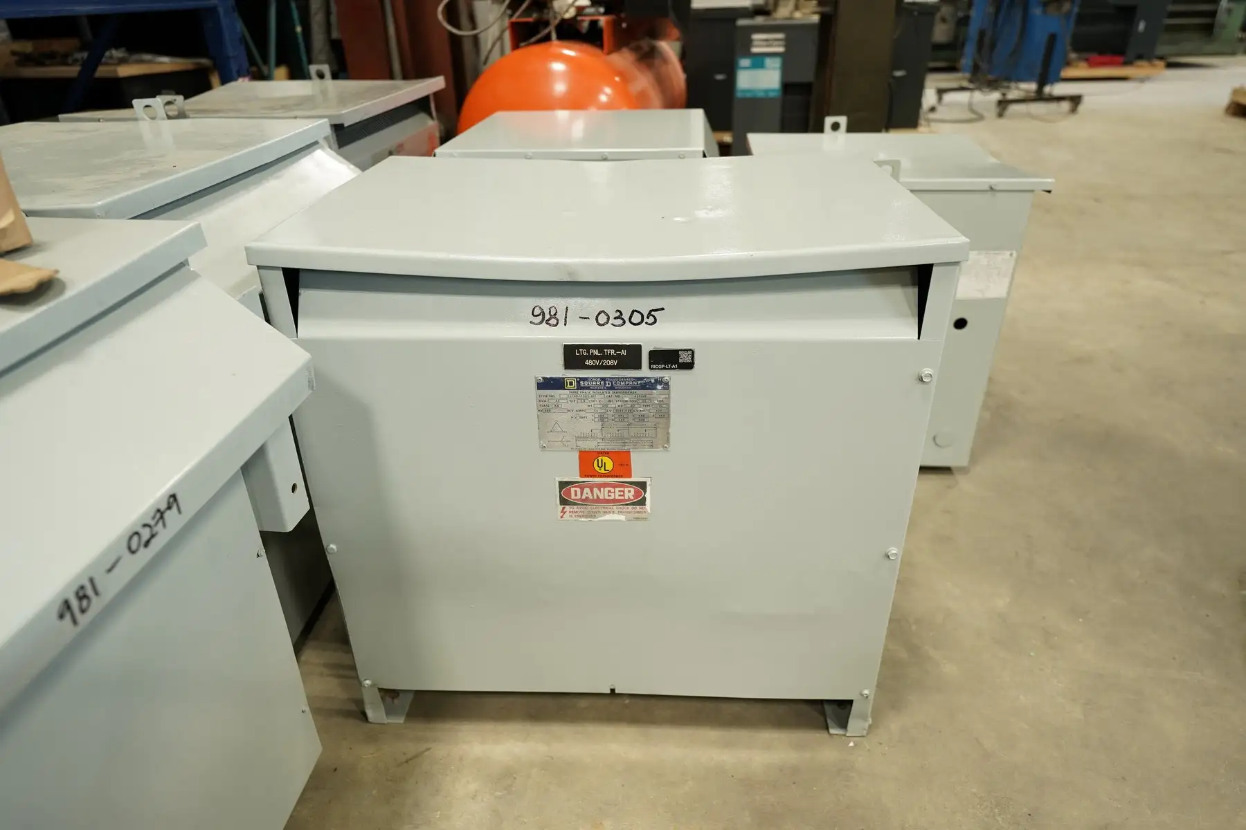 45 KVA - 480D to 208Y/120V 3 Phase Isolation Transformer