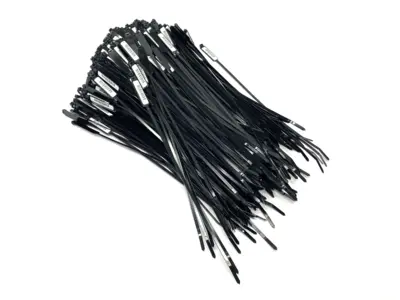 New | in-Stock Panduit Black Weather Resistant Nylon Marker Ties 14.6" Long LOT OF 500 Misc Fasteners Michigan US | Maverick Industrial Sales #1397302