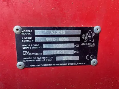 USED 2018 ANDERSON A520FD