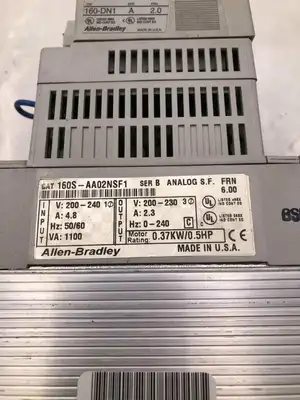 Allen-Bradley Devicenet 160S-AA02NSF1 Ser B 0.5HP Variable Speed Drive FRN 6.00