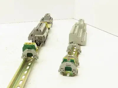 Entrelec Sprecher+Schuh Terminal Block DIN Rail 4-Pin Lot of 85
