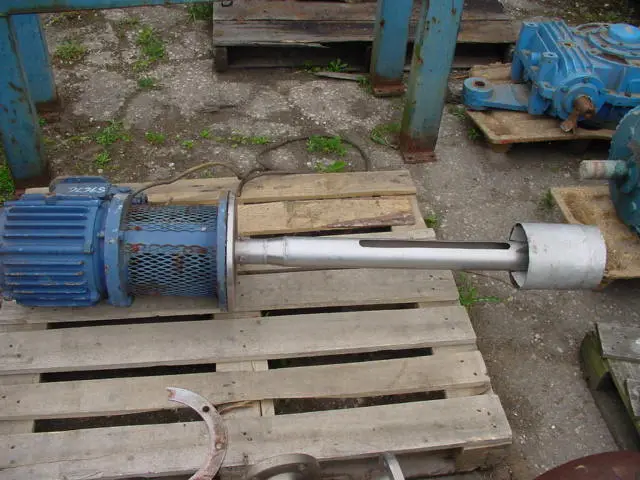 0.75 Kw 930 Rpm Axial Tube Mixer
