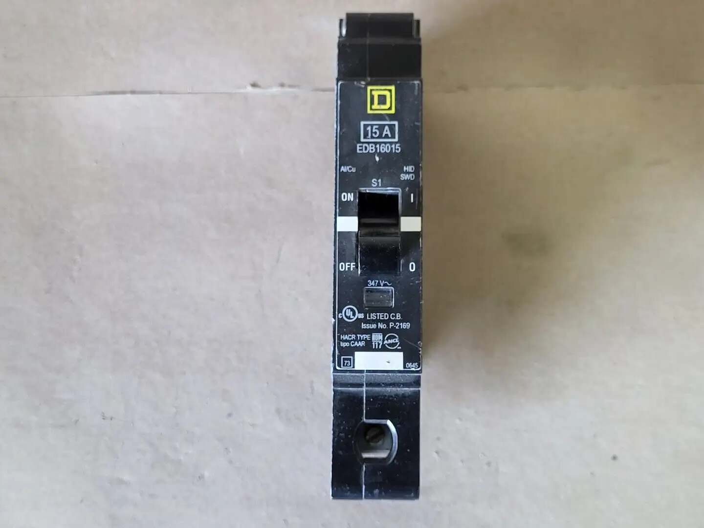 USED SQUARE D EDB16015