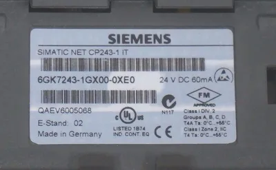USED SIEMENS 6GK7-243-1GX00-0XE0 COMMMUNICATION PROCESSOR 6GK72431GX000XE0