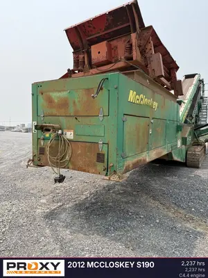Used 2012 MCCLOSKEY S190 Vibratory Screens Pennsylvania US | Proxy Equipment #1426134