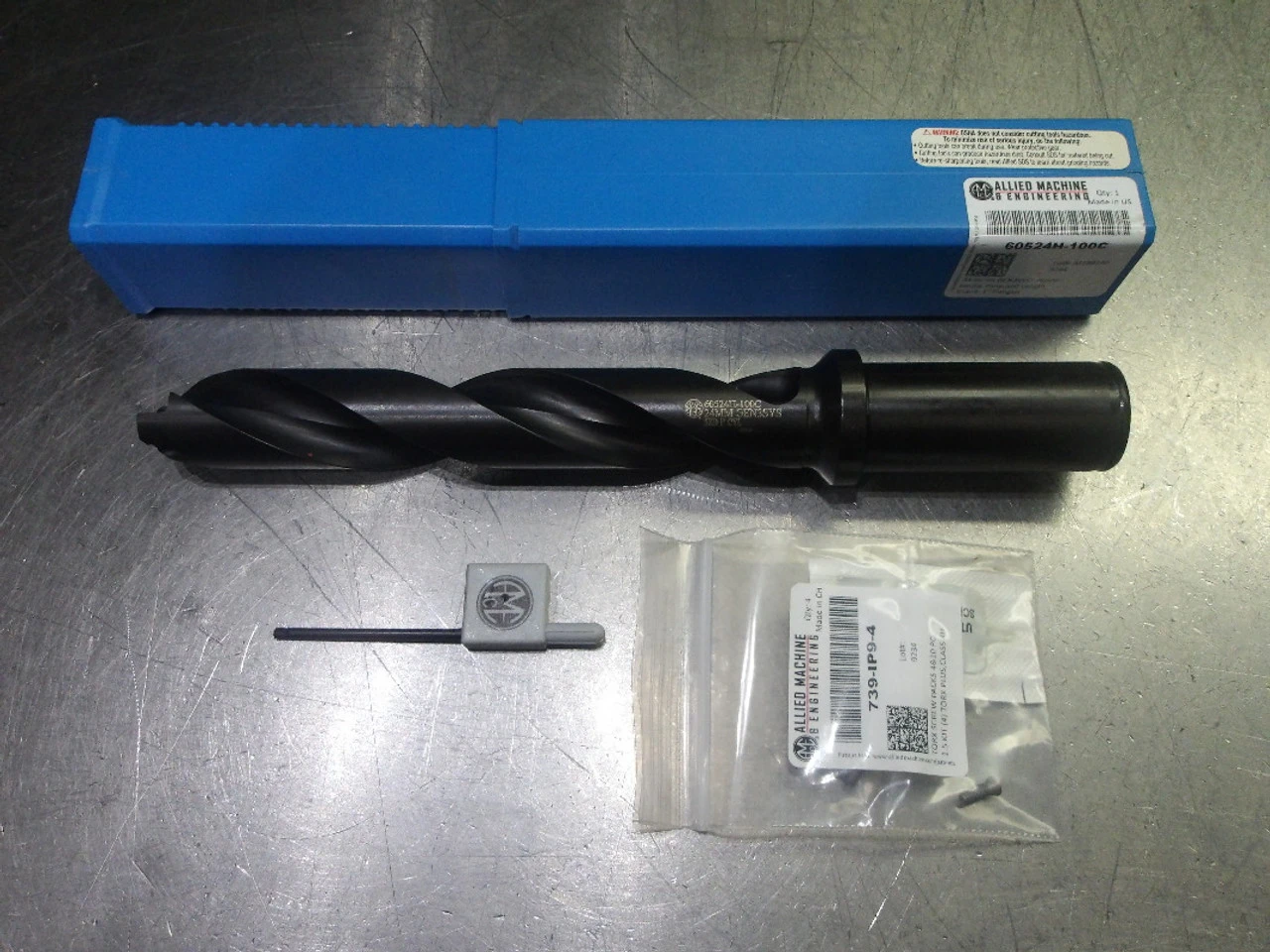 AMEC GEN3SYS #24 24mm Coolant Thru Indexable Drill 60524H-100C (LOC2708A)