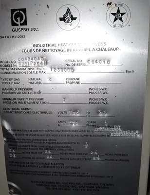GUSPRO BURN OFF Ovens - Batch | Heat Treat Equipment Co. (10)