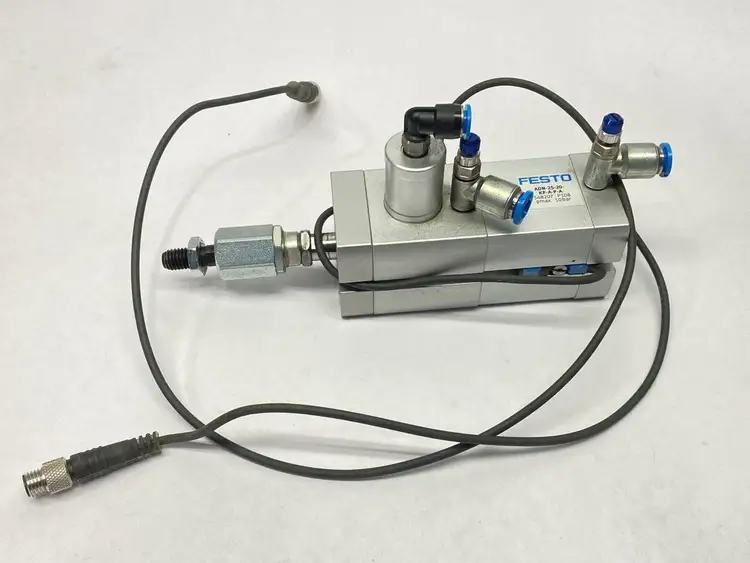 Used FESTO PNEUMATIC CYLINDER 25MM BORE 20MM STROKE 548207 Pneumatic Cylinders | Maverick Industrial Sales #1103235