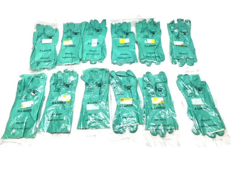 New | in-Stock Ansell AlphaTec Nitrile Chemical Gloves 13" XL LOT OF 12 Gloves Michigan US | Maverick Industrial Sales #1395442