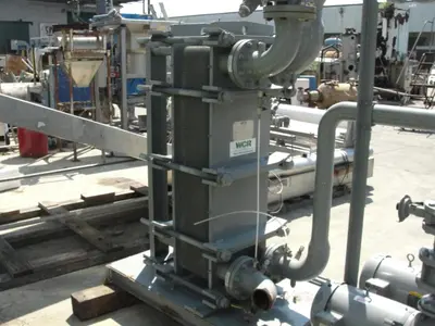 SPC7072  Heat Exchanger 343.4 sq.ft. Dry Coolers Inc plate heat exchanger, Stainless Steel