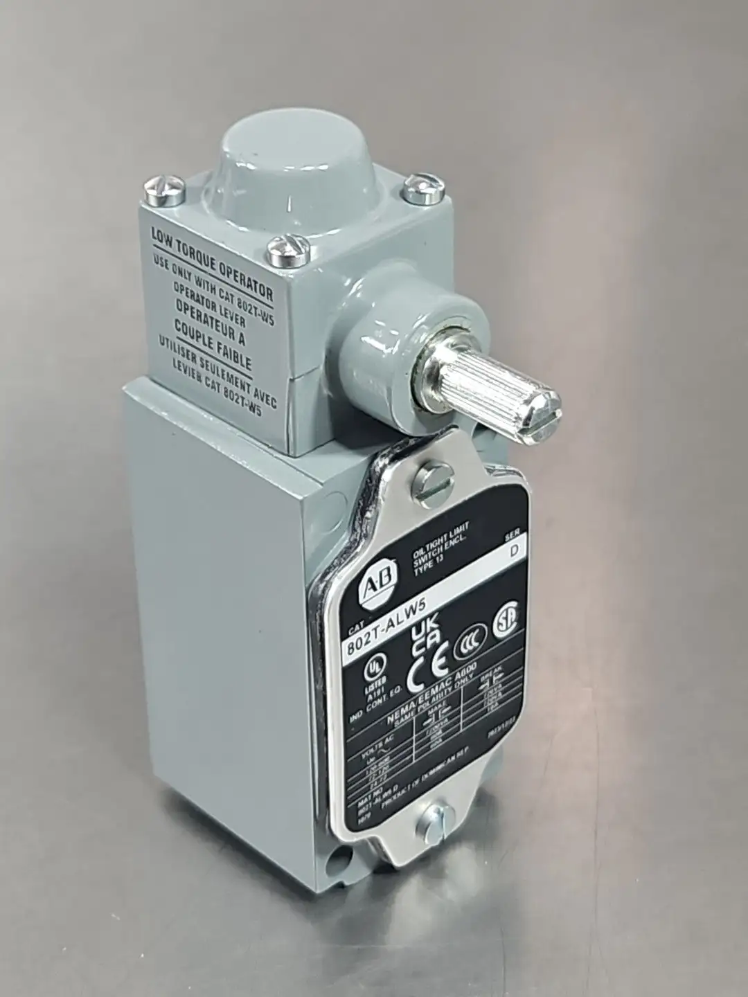 Allen Bradley 802T-ALW5/D Limit Switch Loc4D43