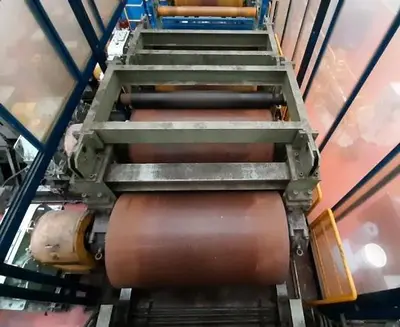 67" W (1710 mm) x .009"-.079" (.23 mm-2 mm) x 20 Ton Color Coating Line (Used)