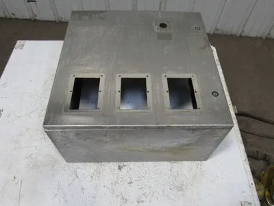 Stainless Steel Wall Mount Electrical Enclosure Box 24X24X12 W/Back Plate