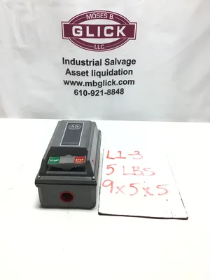 Allen-Bradley 609-ACX NEMA Manual Motor Starting Switch