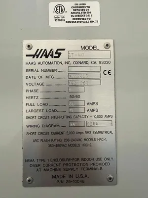 USED 2013 HAAS ST-40