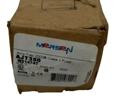 NEW MERSEN AJT-350 TIME DELAY FUSE AJT350 350AMP