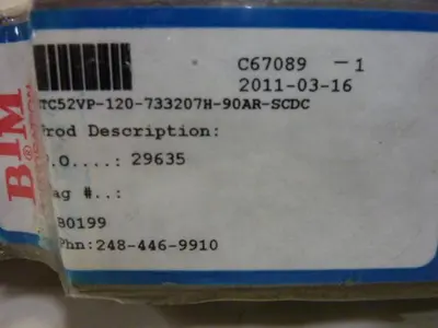 USED BTM CORP STC52VP-1420-73320H-90AR-SCDC