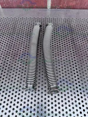 Stainless Steel  Bellows Flexible Vacuum Hose 12" w/ KF 25 Fitting