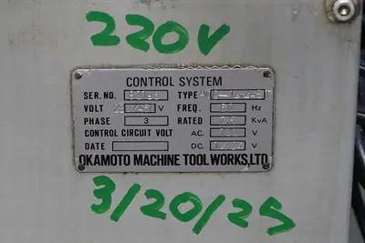 USED 1997 OKAMOTO ACC-1224-ST
