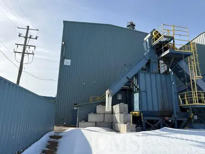 USED COMPLETE OPERATION PELLET MILL - 75,000 TONS PER YEAR