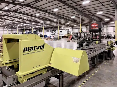 Used 2017 MARVEL 2150A-PC3S Vertical Band Saws | Machine Factory Outlet #1267026