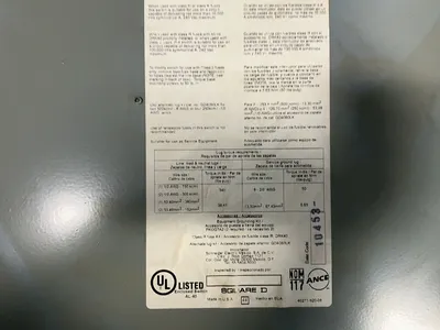 Used SQUARE D D325N Switchgears Ohio US | HGR 24 #1301708