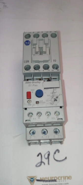 Used Allen-Bradley 100-C09E*01 Ser A 24 VDC Contactor + 193-EECB Oveload  A17 Starters Arizona US | ASSET CONVERSION SPECIALISTS, INC. #324510
