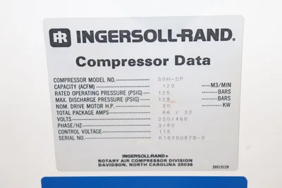 USED 1987 INGERSOLL 30H-SP
