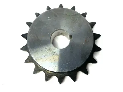 USED BROWNING ROLLER CHAIN SPROCKET 18 TEETH SHELFWARE
