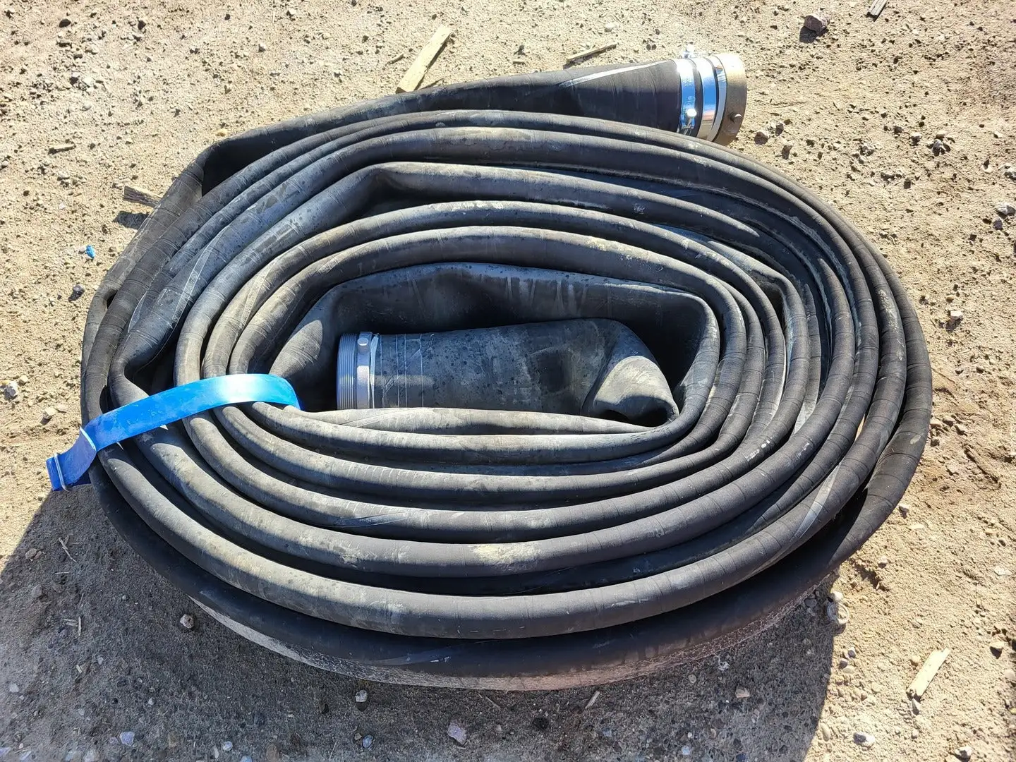 6" x 85 ft Prospector Water Suction and Discharge Hose Black, 150 psi