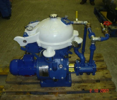 Alfa-Laval MAB 103B-24-60 oil purifiers, SS.