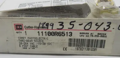 NEW CUTLER HAMMER 11100R6513 PHOTOELECTRIC SENSOR