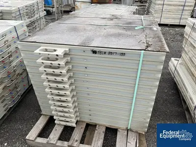 USED Durco 47.24" (1200 MM) Durco Filter Press, Model EPMM1200/32-52