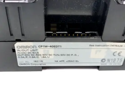 Used OMRON CP1W-40EDT1 PLC Expansion Units | Maverick Industrial Sales #1101655